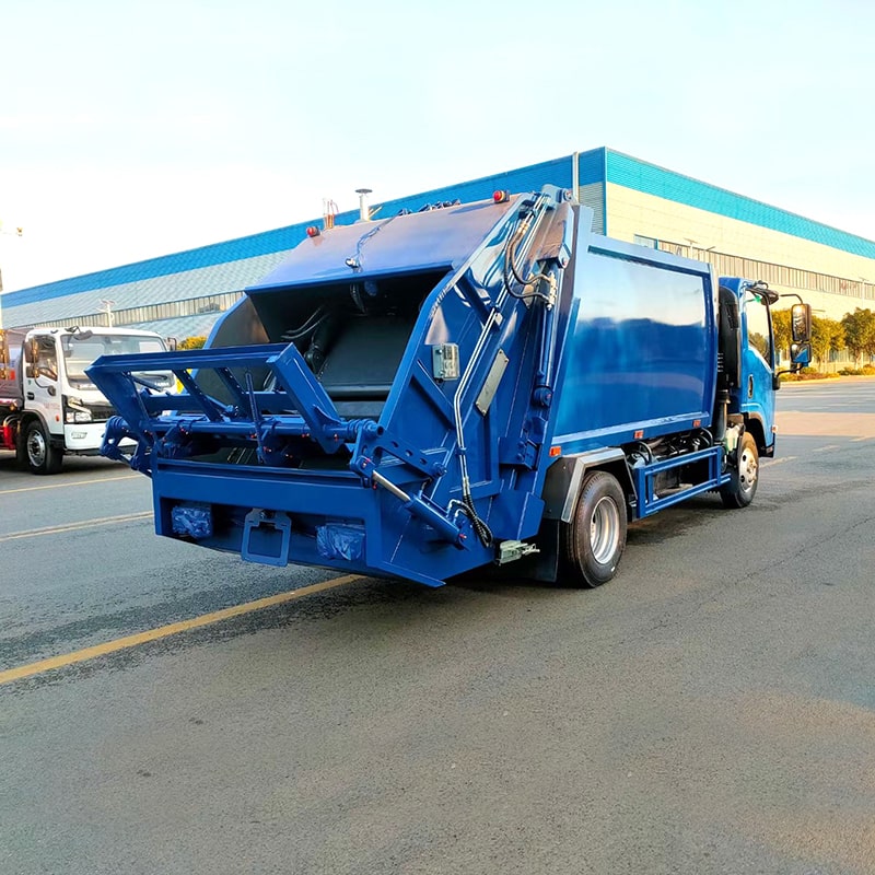 ISUZU новый или б/у 4x2 7 CBM мусоровоз с уплотнителем для продажи