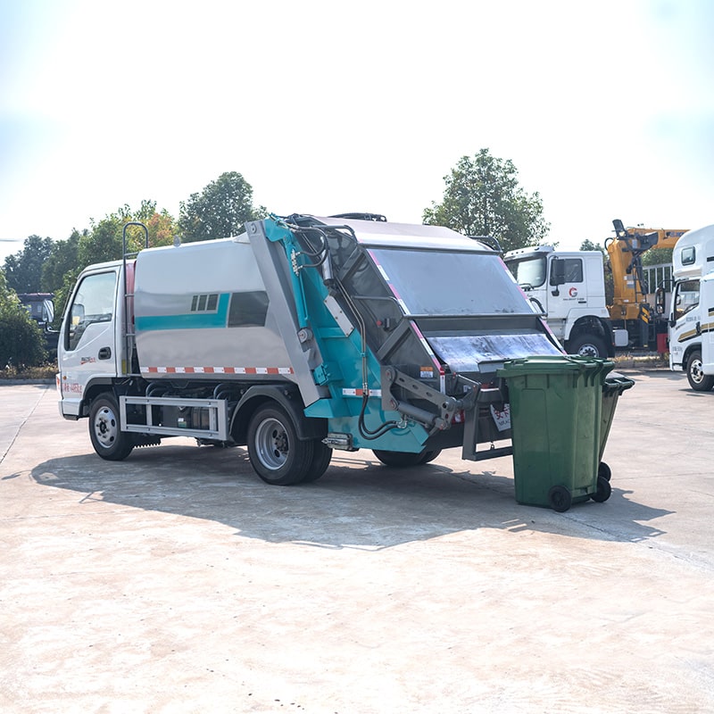 JAC 5cbm euro 2 3 4 5 compressed garbage truck