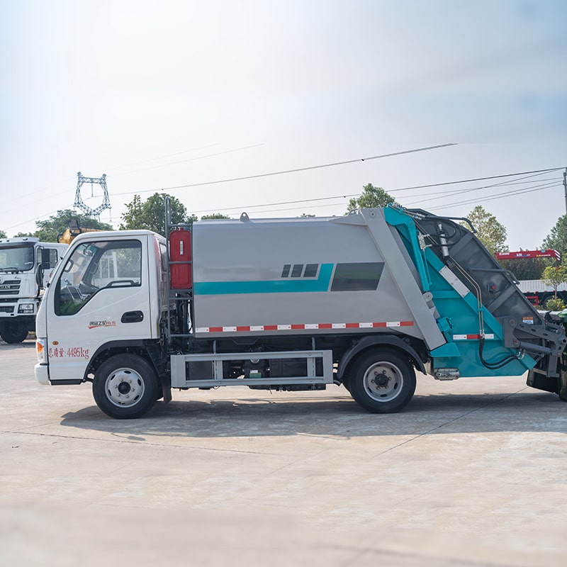 JAC 5cbm euro 2 3 4 5 compressed garbage truck