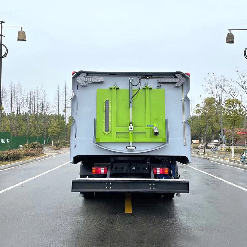 HOWO 4*2 high pressure broom road sweeper truck