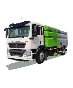 SINOTRUK 4*2 road sweeper truck vacuum suction function