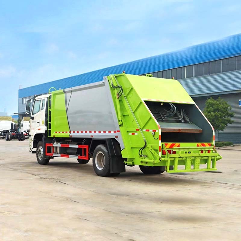 Howo 14m3 Garbage Collection  Compactor Garbage Truck