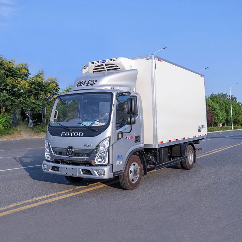 Foton 4X2 refrigerated frozen Van Cargo Box Food Truck