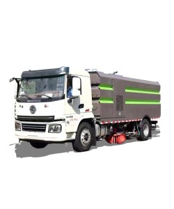 SHACMAN 9m3 road sweeper truck with water spray