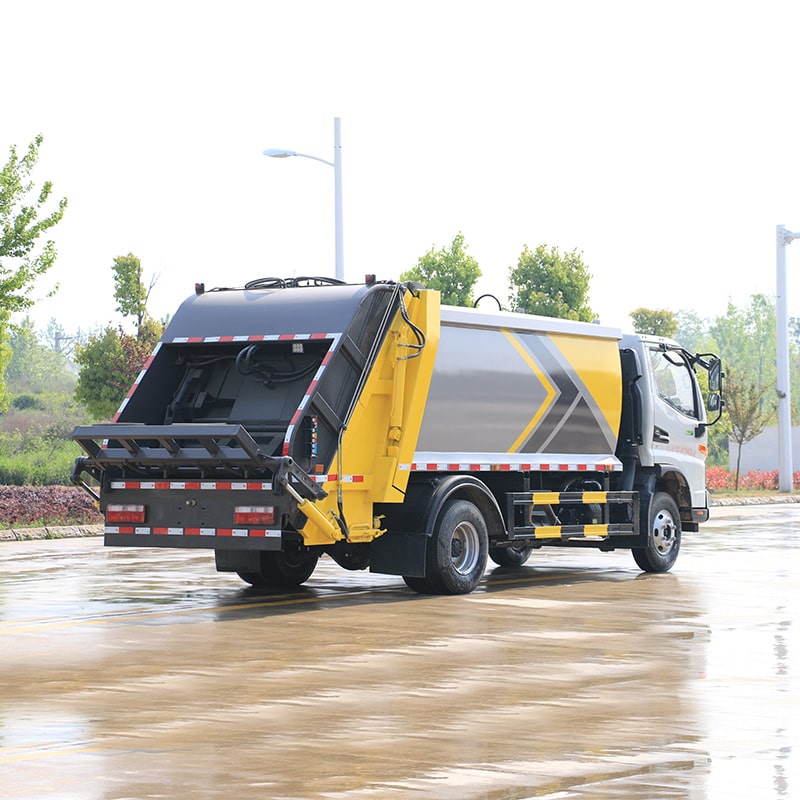 JAC 8cbm rear loader garbage truck compactor