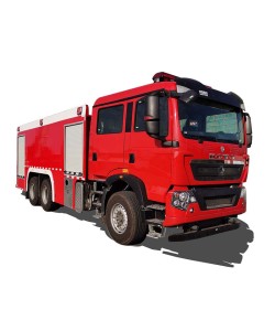 Howo 4x2 8000L water tanker fire fighting truck