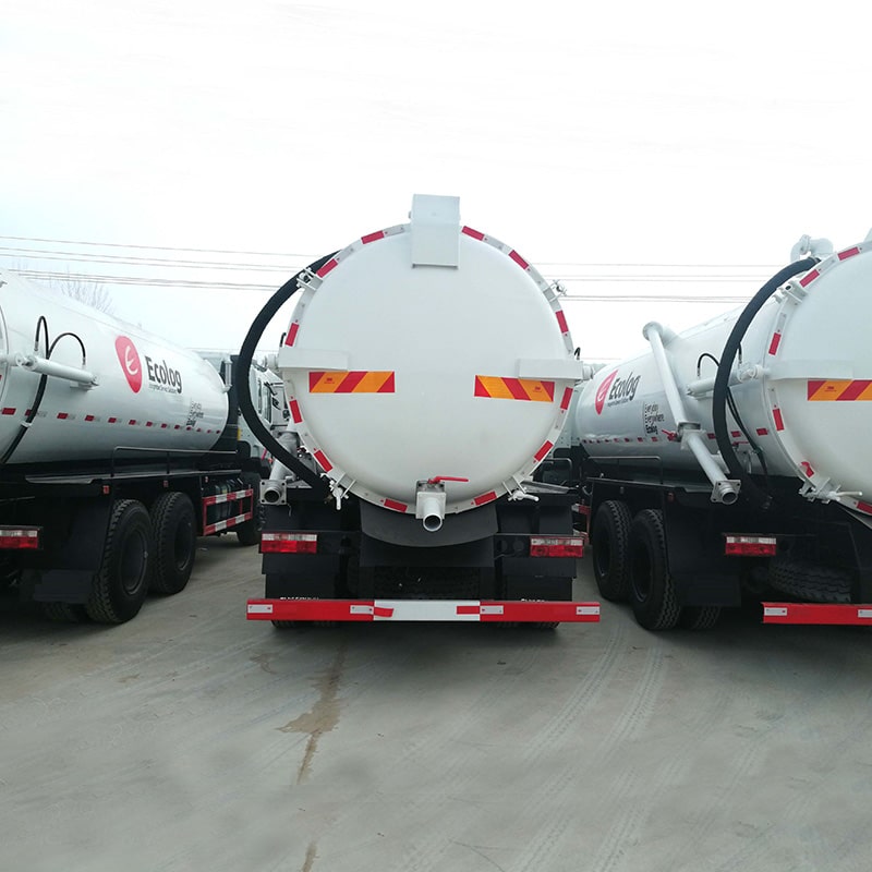 JAC 6*4 22 cubic jetting vacuum sewage suction truck