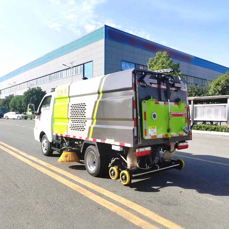 High Pressure water Road Sweeper truck with Water Spray