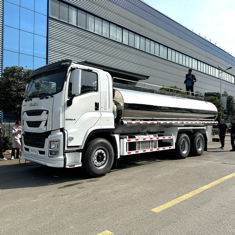 ISUZU 6×4 20m3 aluminum alloy tank truck for Price