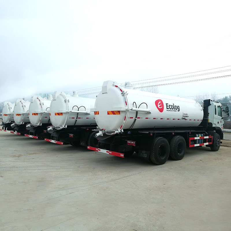 JAC 6*4 22 cubic jetting vacuum sewage suction truck