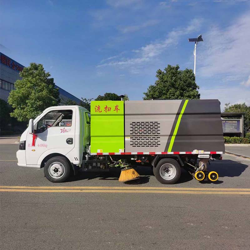 High Pressure water Road Sweeper truck with Water Spray