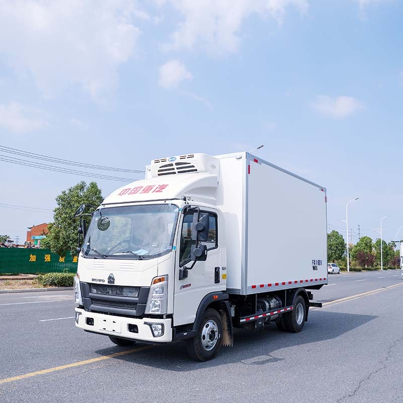 Howo 4X2 Refrigerated Van Truck for Fruits Vegetables
